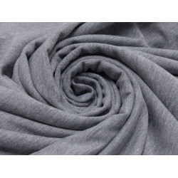 Jersey Uni - einfarbig hellgrau melange grau